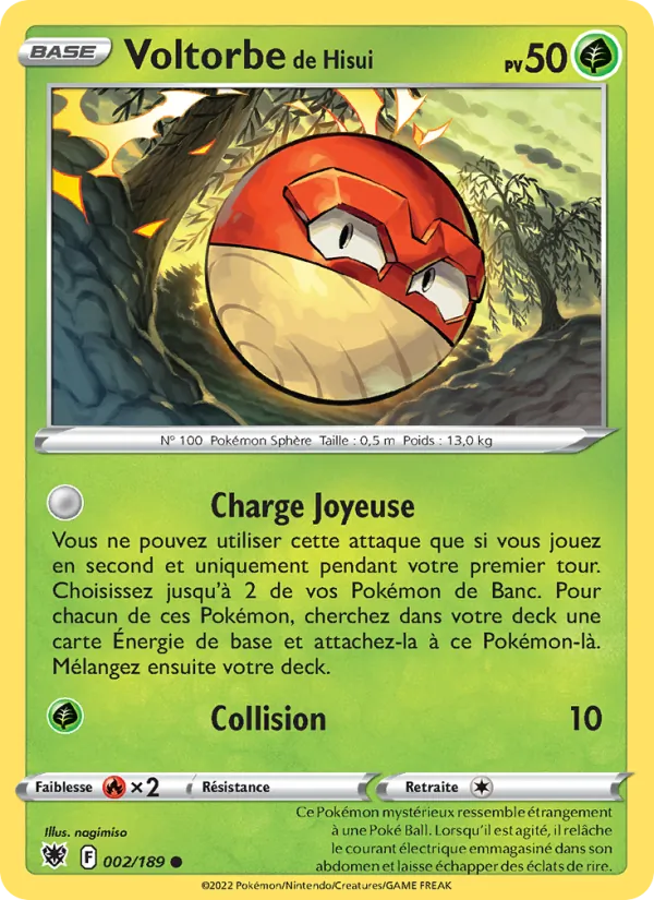 Voltorbe de Hisui Astres Radieux 002/189