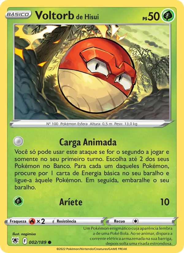Voltorb de Hisui Estrelas Radiantes 002/189