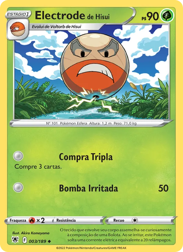 Electrode de Hisui Estrelas Radiantes 003/189