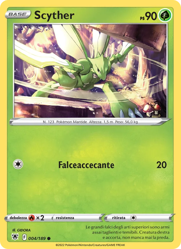 Scyther Lucentezza Siderale 004/189