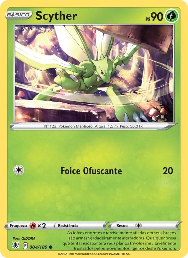 Scyther Estrelas Radiantes 004/189