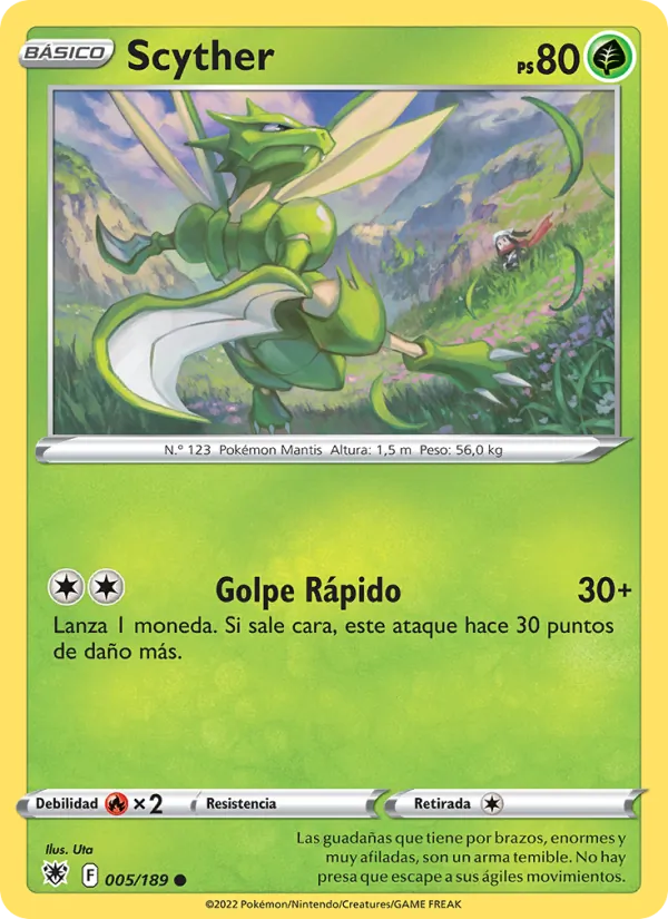Scyther Resplandor Astral 005/189