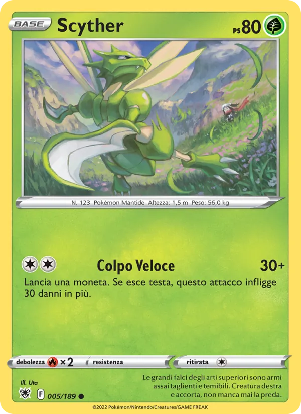 Scyther Lucentezza Siderale 005/189