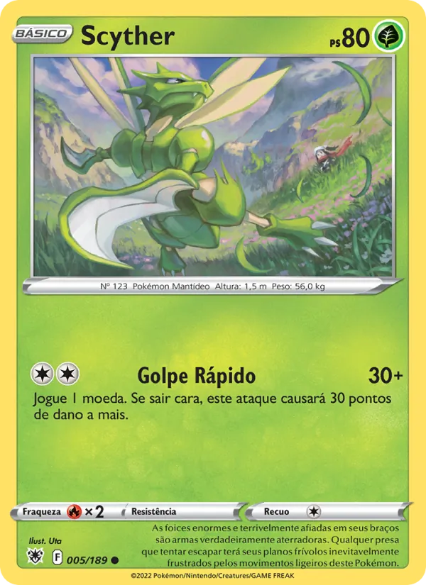 Scyther Estrelas Radiantes 005/189