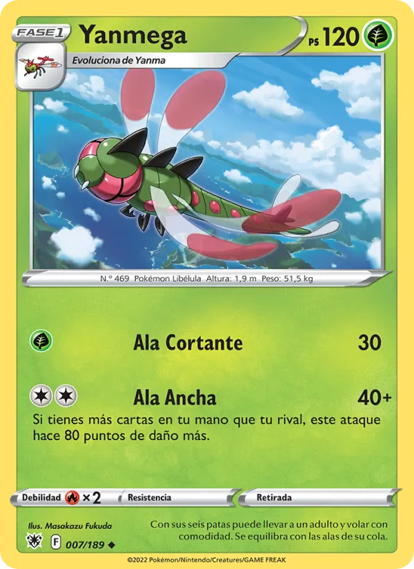 Yanmega Resplandor Astral 007/189