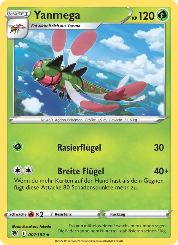 Yanmega Astralglanz 007/189