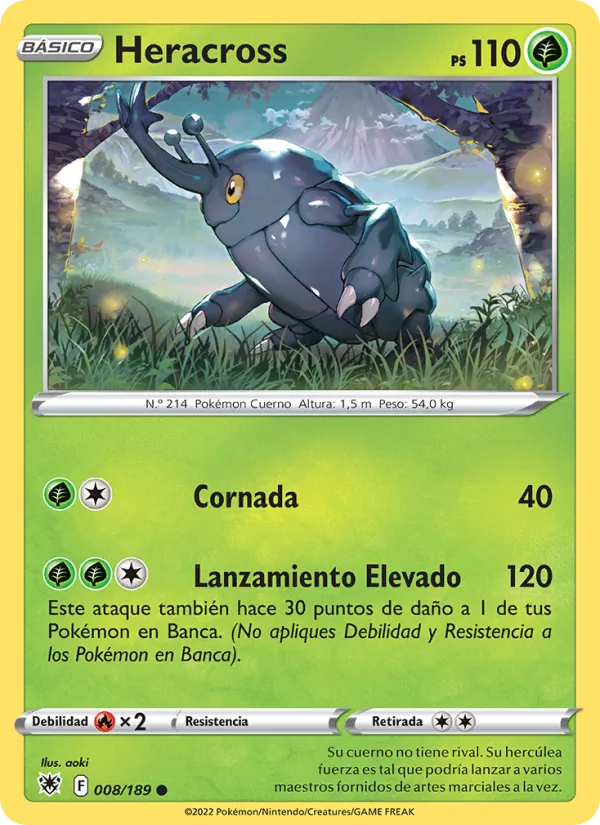 Heracross Resplandor Astral 008/189