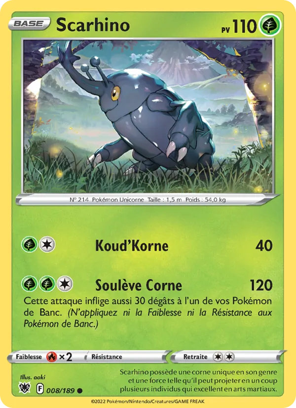 Scarhino Astres Radieux 008/189