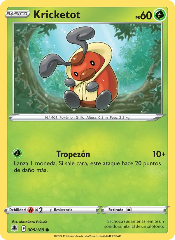 Kricketot Resplandor Astral 009/189