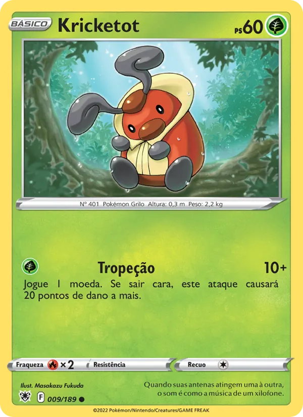 Kricketot Estrelas Radiantes 009/189