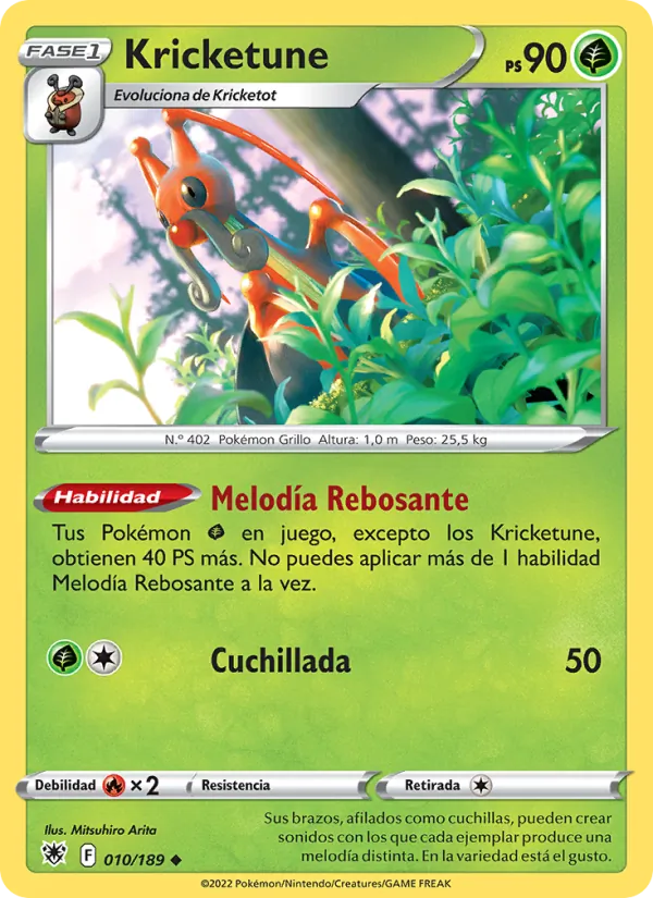 Kricketune Resplandor Astral 010/189