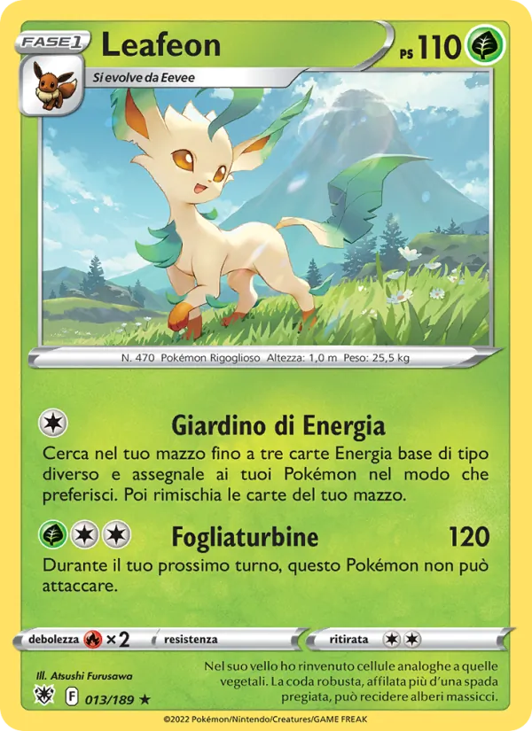Leafeon Lucentezza Siderale 013/189