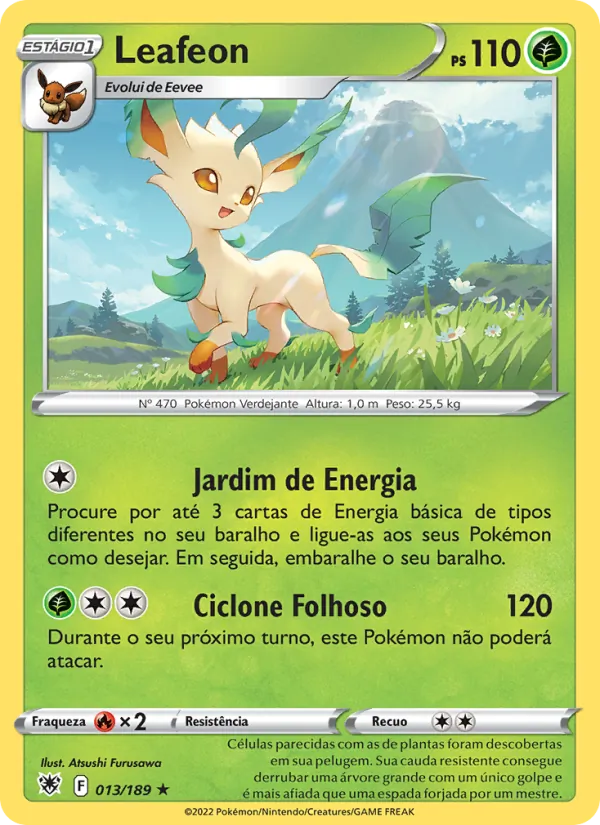 Leafeon Estrelas Radiantes 013/189