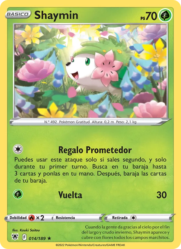 Shaymin Resplandor Astral 014/189