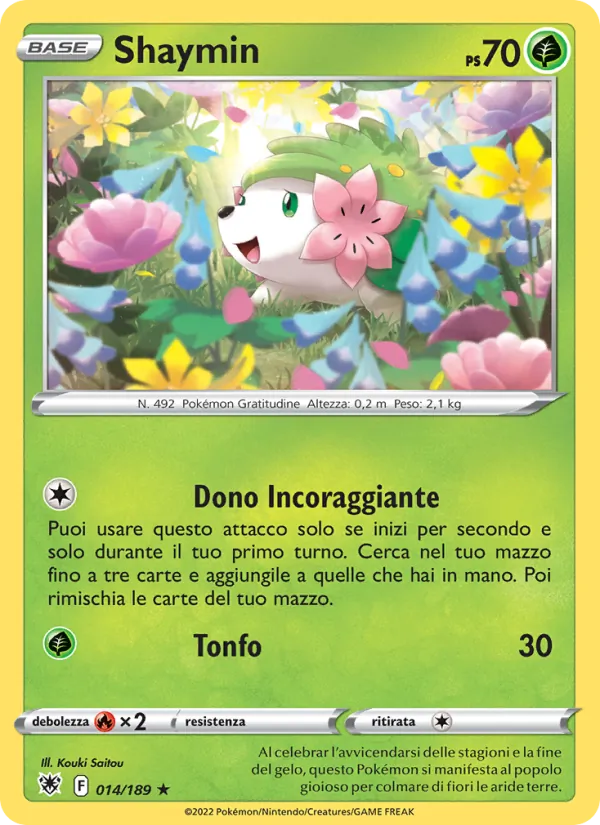 Shaymin Lucentezza Siderale 014/189