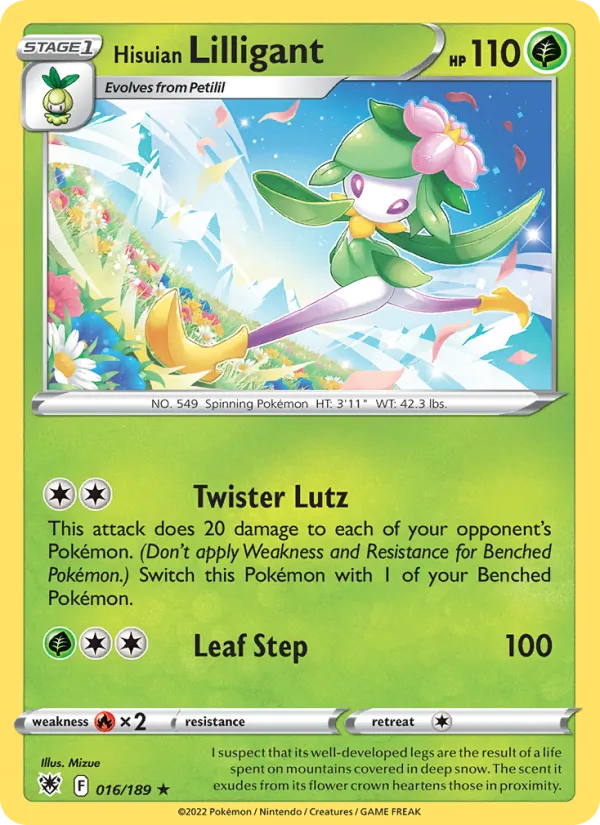 Hisuian Lilligant Astral Radiance 016/189