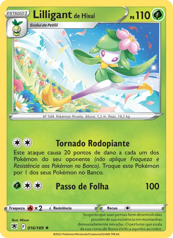 Lilligant de Hisui Estrelas Radiantes 016/189