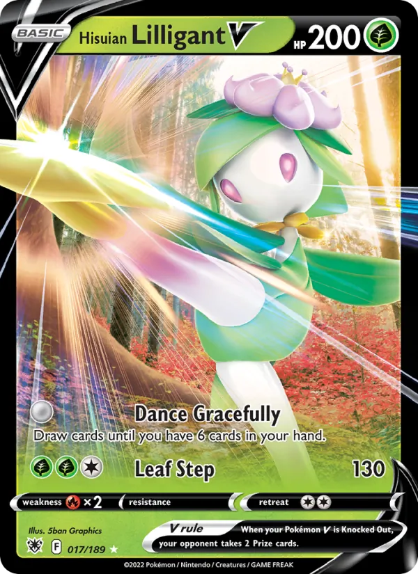 Hisuian Lilligant V Astral Radiance 017/189