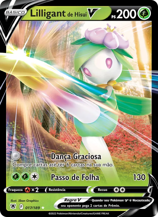 Lilligant de Hisui V Estrelas Radiantes 017/189