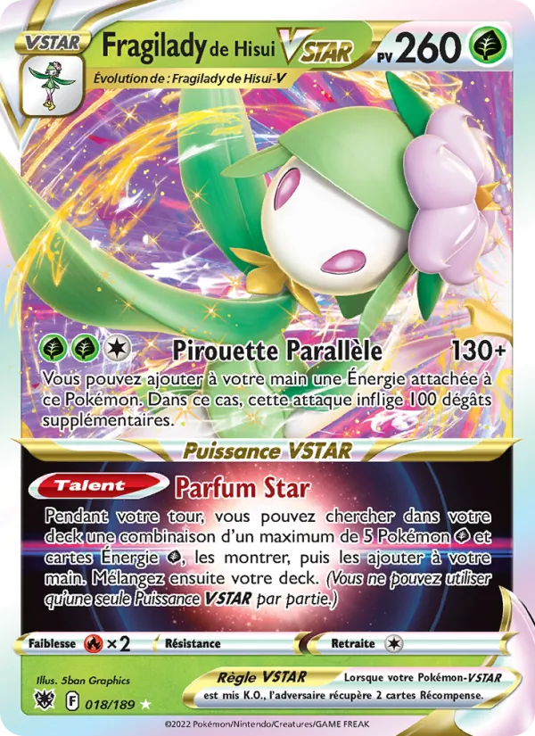 Fragilady de Hisui VSTAR Astres Radieux 018/189
