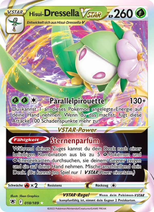 Hisui-Dressella VSTAR Astralglanz 018/189