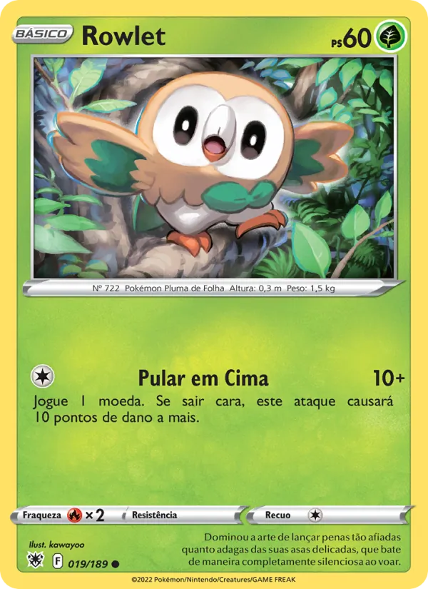 Rowlet Estrelas Radiantes 019/189