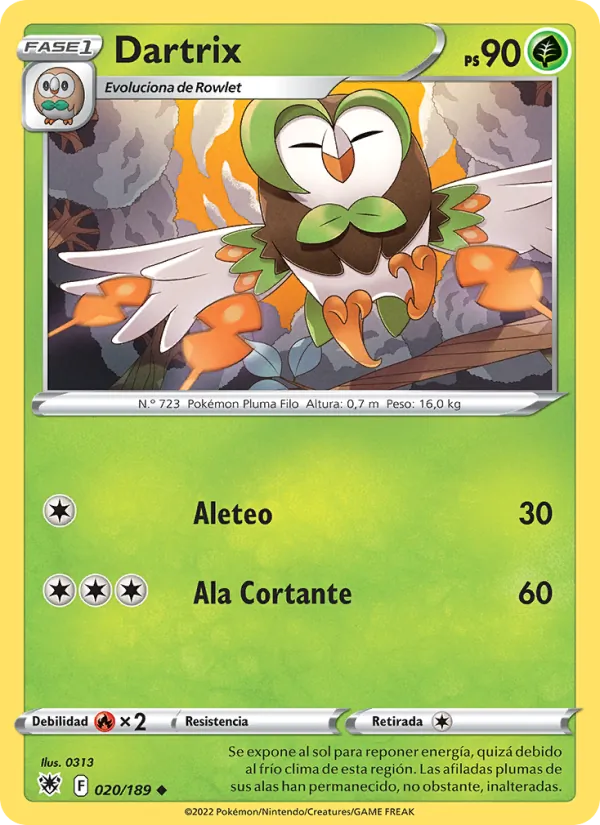 Dartrix Resplandor Astral 020/189
