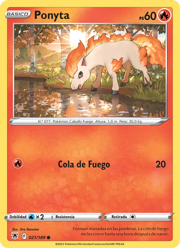 Ponyta Resplandor Astral 021/189