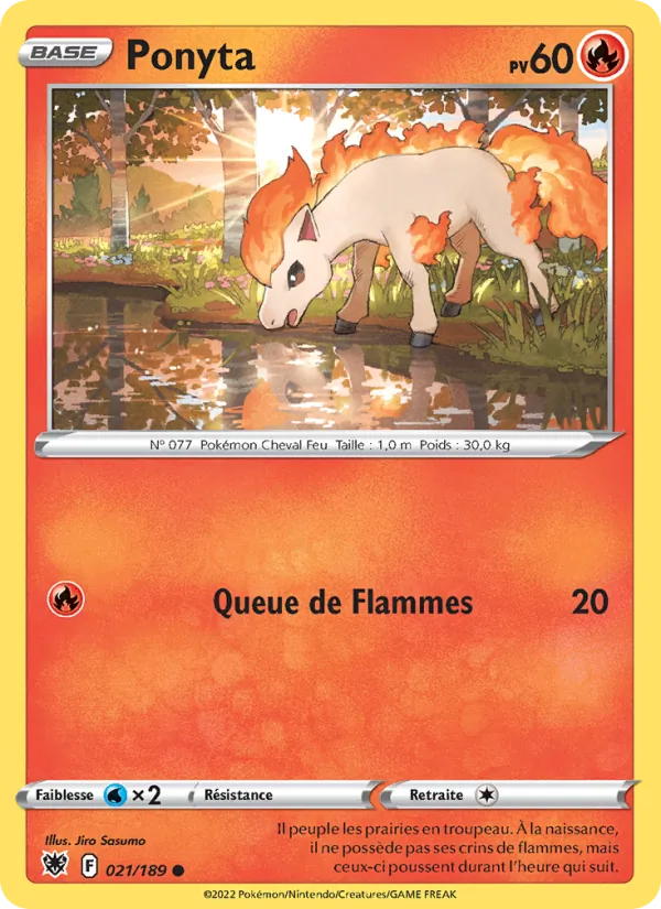 Ponyta Astres Radieux 021/189