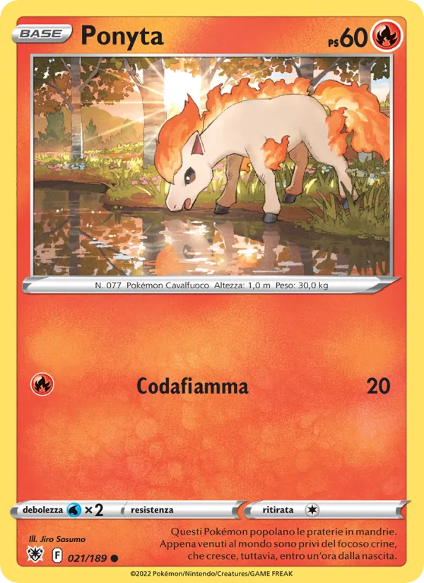 Ponyta Lucentezza Siderale 021/189