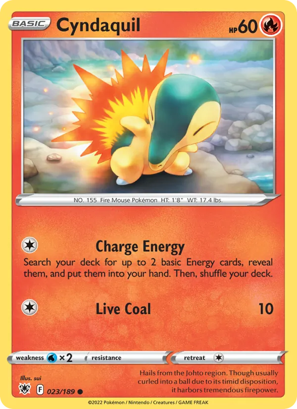 Cyndaquil Astral Radiance 023/189