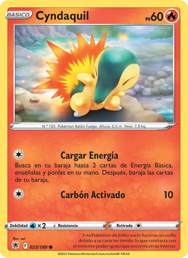 Cyndaquil Resplandor Astral 023/189