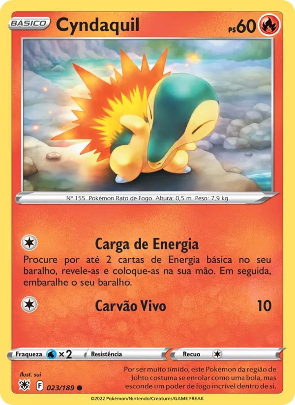 Cyndaquil Estrelas Radiantes 023/189