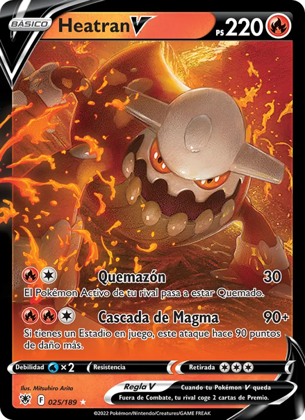 Heatran V Resplandor Astral 025/189