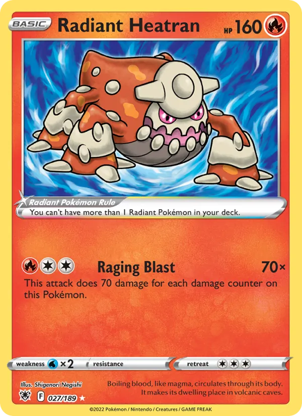 Radiant Heatran Astral Radiance 027/189