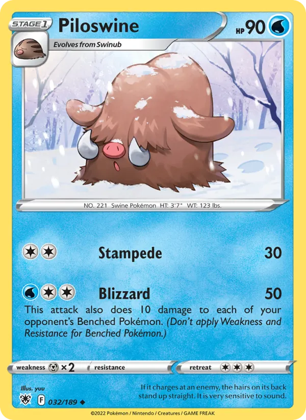 Piloswine Astral Radiance 032/189