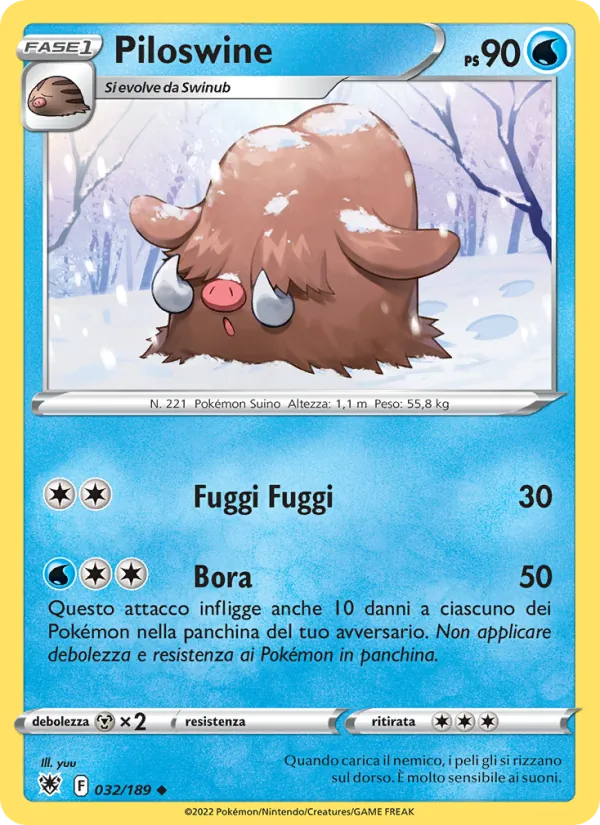 Piloswine Lucentezza Siderale 032/189