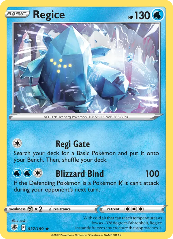Regice Astral Radiance 037/189
