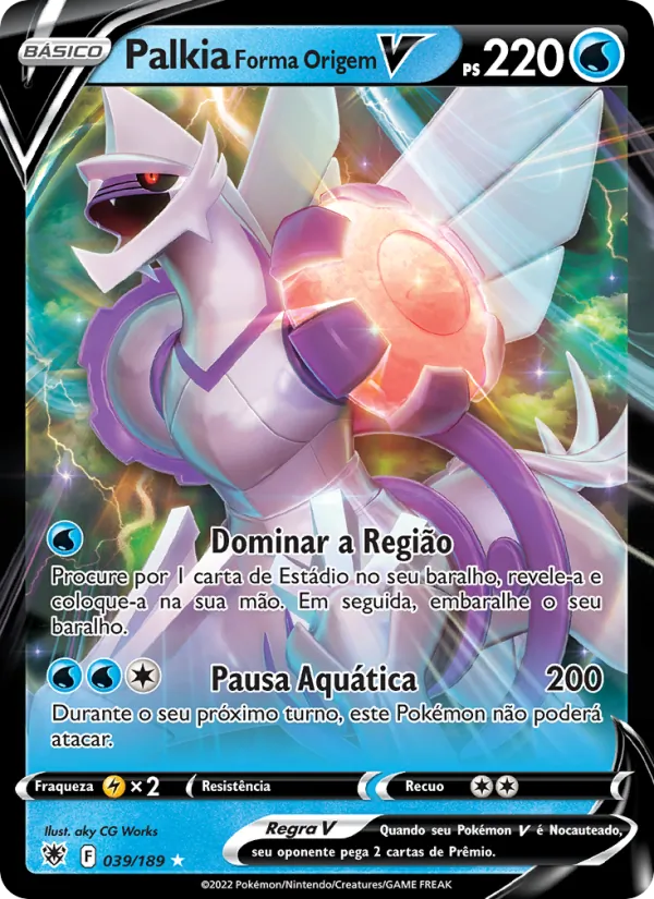 Palkia Forma Origem V Estrelas Radiantes 039/189
