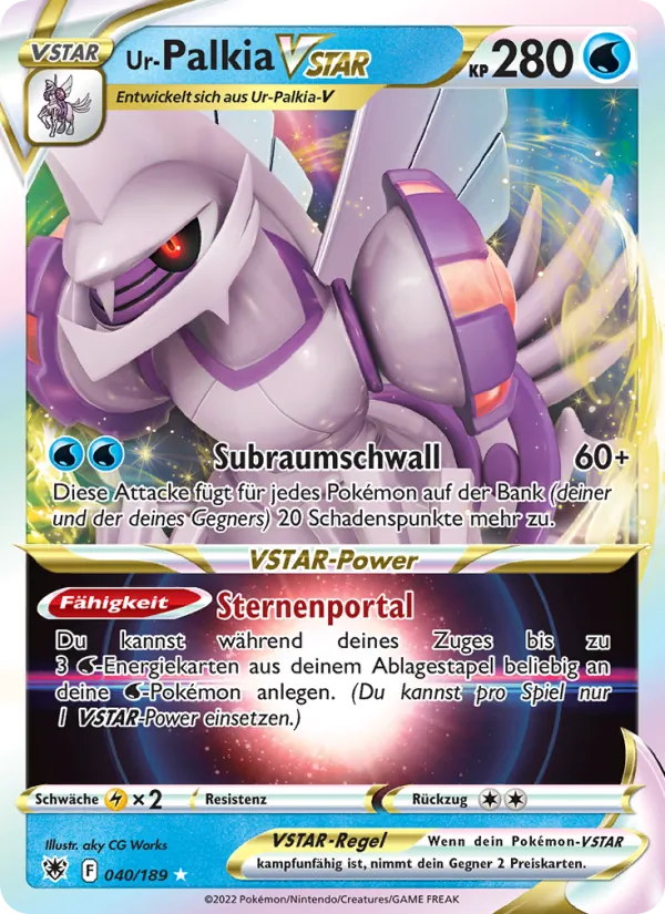 Ur-Palkia VSTAR Astralglanz 040/189