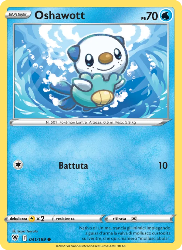 Oshawott Lucentezza Siderale 041/189