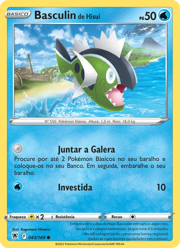 Basculin de Hisui Estrelas Radiantes 043/189