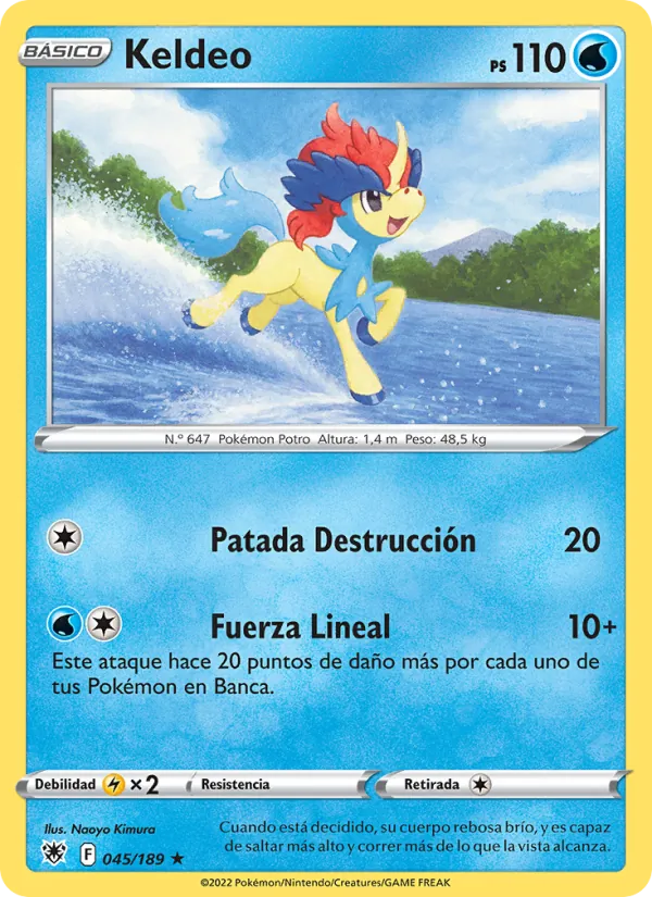 Keldeo Resplandor Astral 045/189