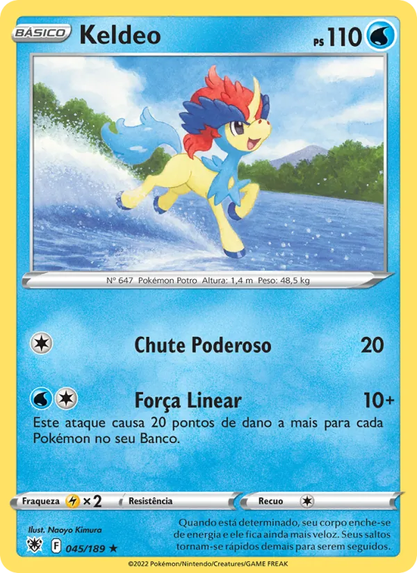 Keldeo Estrelas Radiantes 045/189