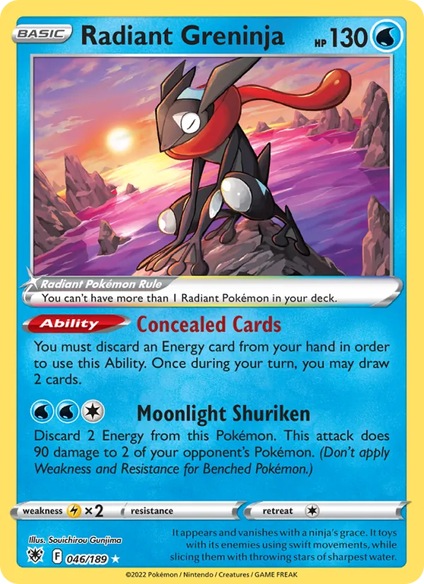 Radiant Greninja Astral Radiance 046/189