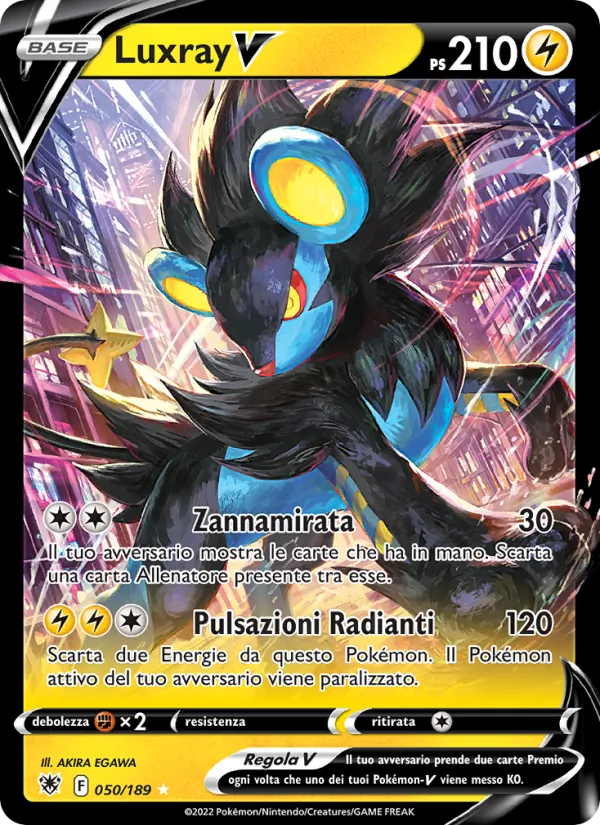 Luxray V Lucentezza Siderale 050/189