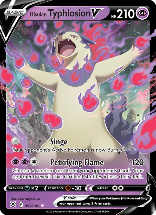 Hisuian Typhlosion V Astral Radiance 053/189