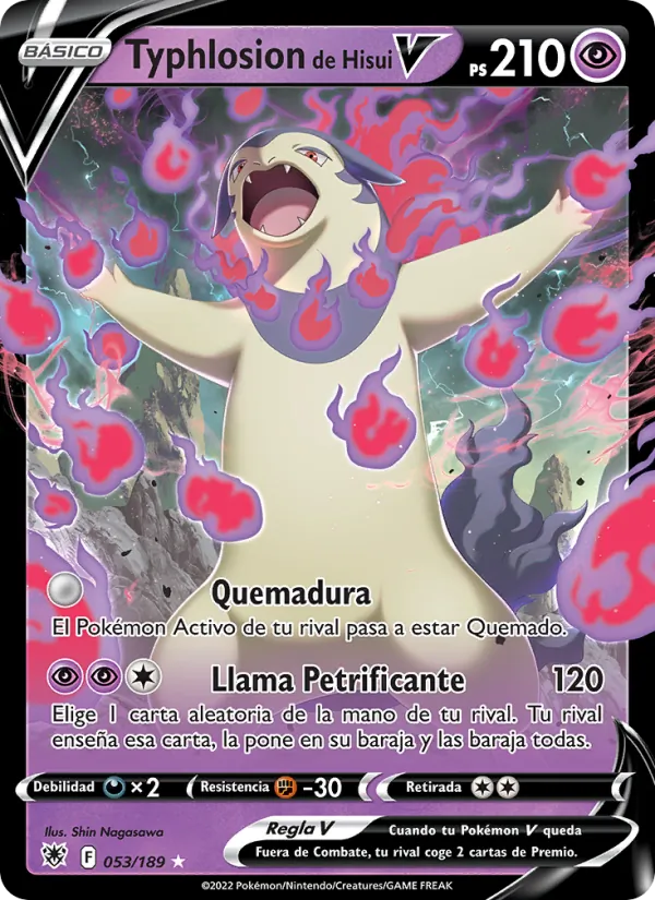 Typhlosion de Hisui V Resplandor Astral 053/189