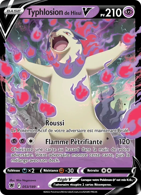 Typhlosion de Hisui V Astres Radieux 053/189