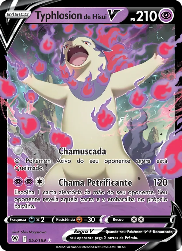 Typhlosion de Hisui V Estrelas Radiantes 053/189
